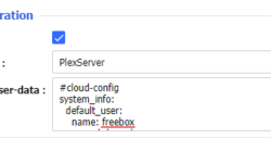 Freebox VM Cloud-init